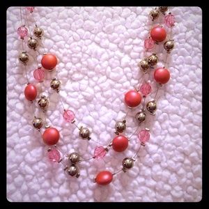 Pink beaded necklace!